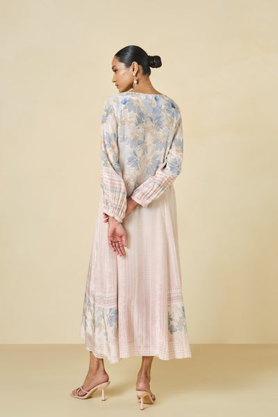 Anita Dongre Laverna Printed Dress Blush indian designer wear online shopping melange singapore