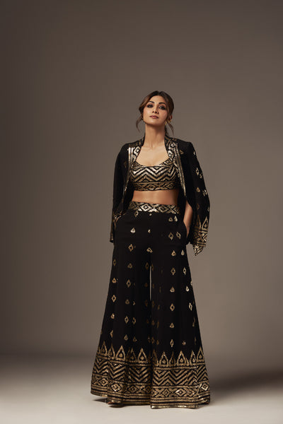 Gopi Vaid Shilpa Shetty In Marrakesh Pant Set indian designer wear online shopping melange singapore