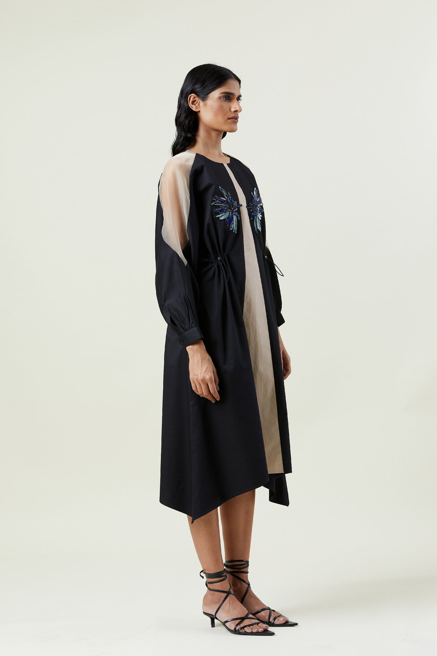 Kanika Goyal Label Elestria Embellished Dress indian designer wear online shopping melange singapore