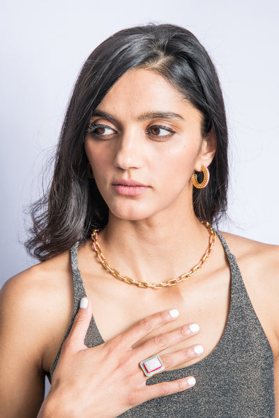 Maalicious Moon ring indian designer wear online shopping melange singapore