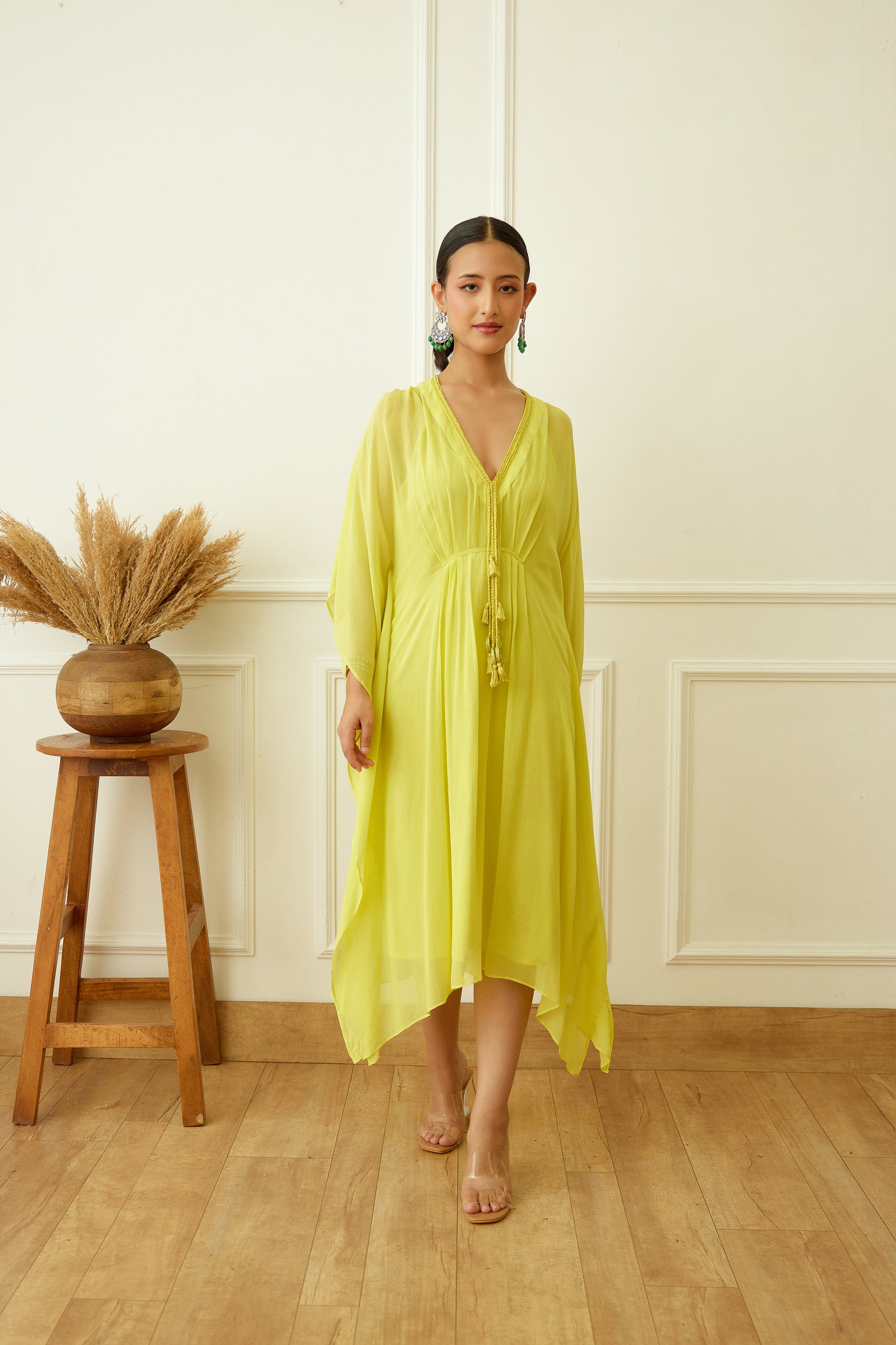 Green Kaaftan Set