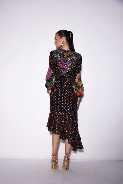 Verb Maisy Wrap Dress indian designer wear online shopping melange singapore