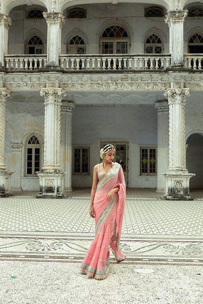 Gopi Vaid Imroz Saree festive indian designer womenswear fashion online shopping melange singapore