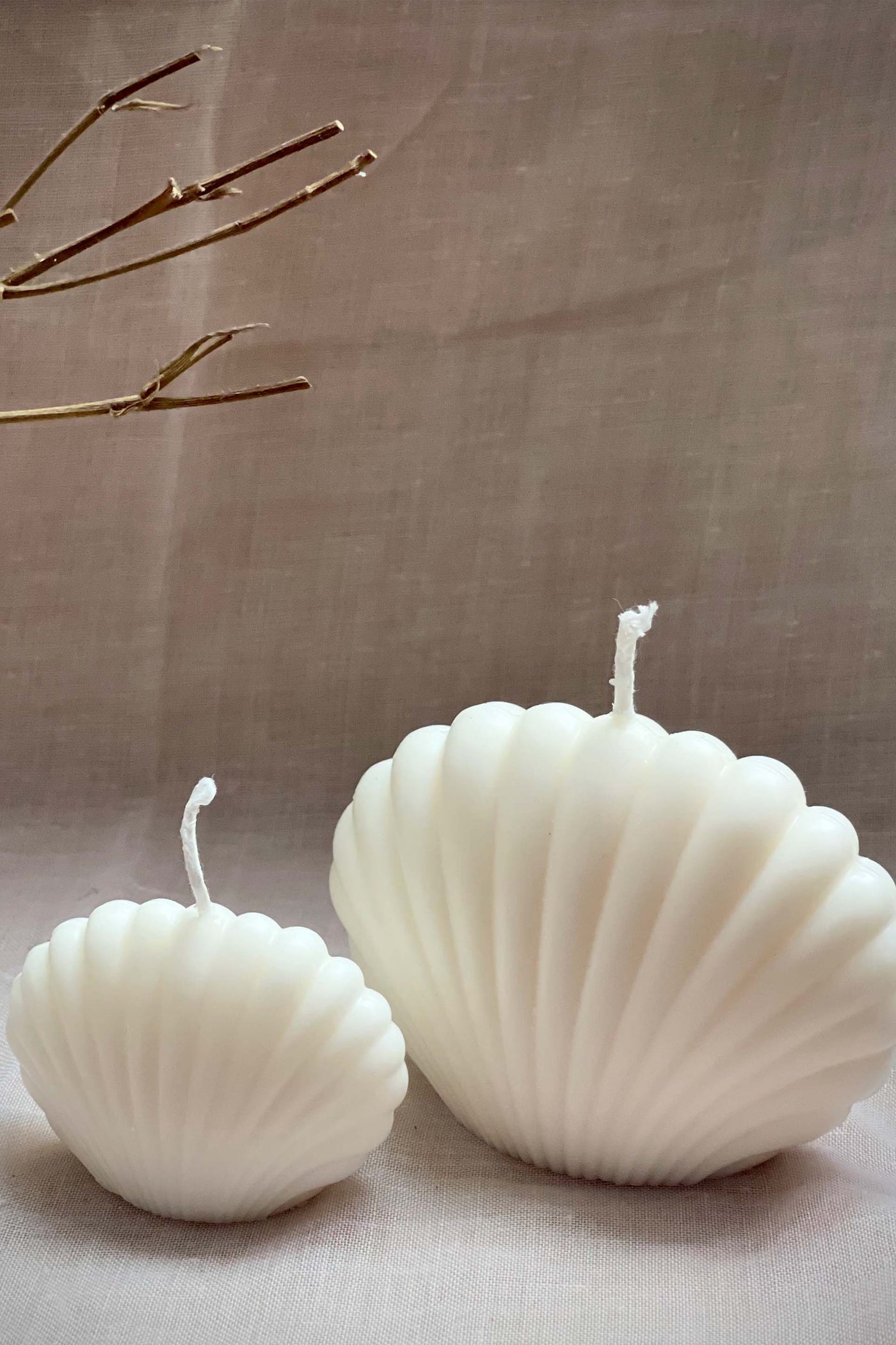 Clam Shell Candle Small