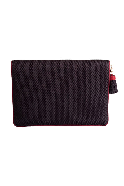 Nomada accessories Black Talisman Flap bag black online shopping melange singapore indian designer wear