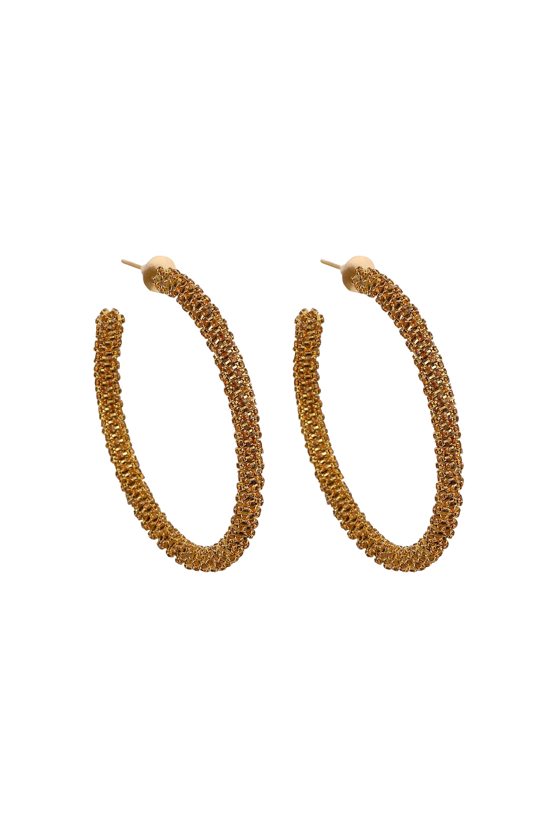 Gold sales sparkle hoops