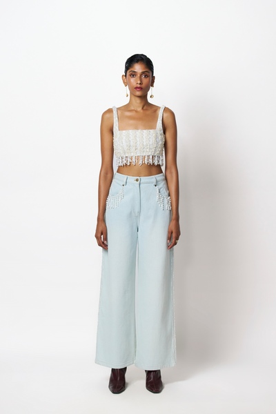 431-88 by Shweta Kapur Aria Jeans Indian designer wear online shopping melange singapore

