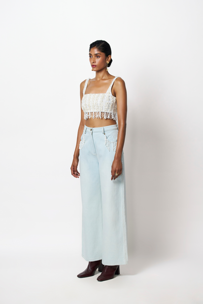 431-88 by Shweta Kapur Aria Jeans Indian designer wear online shopping melange singapore
