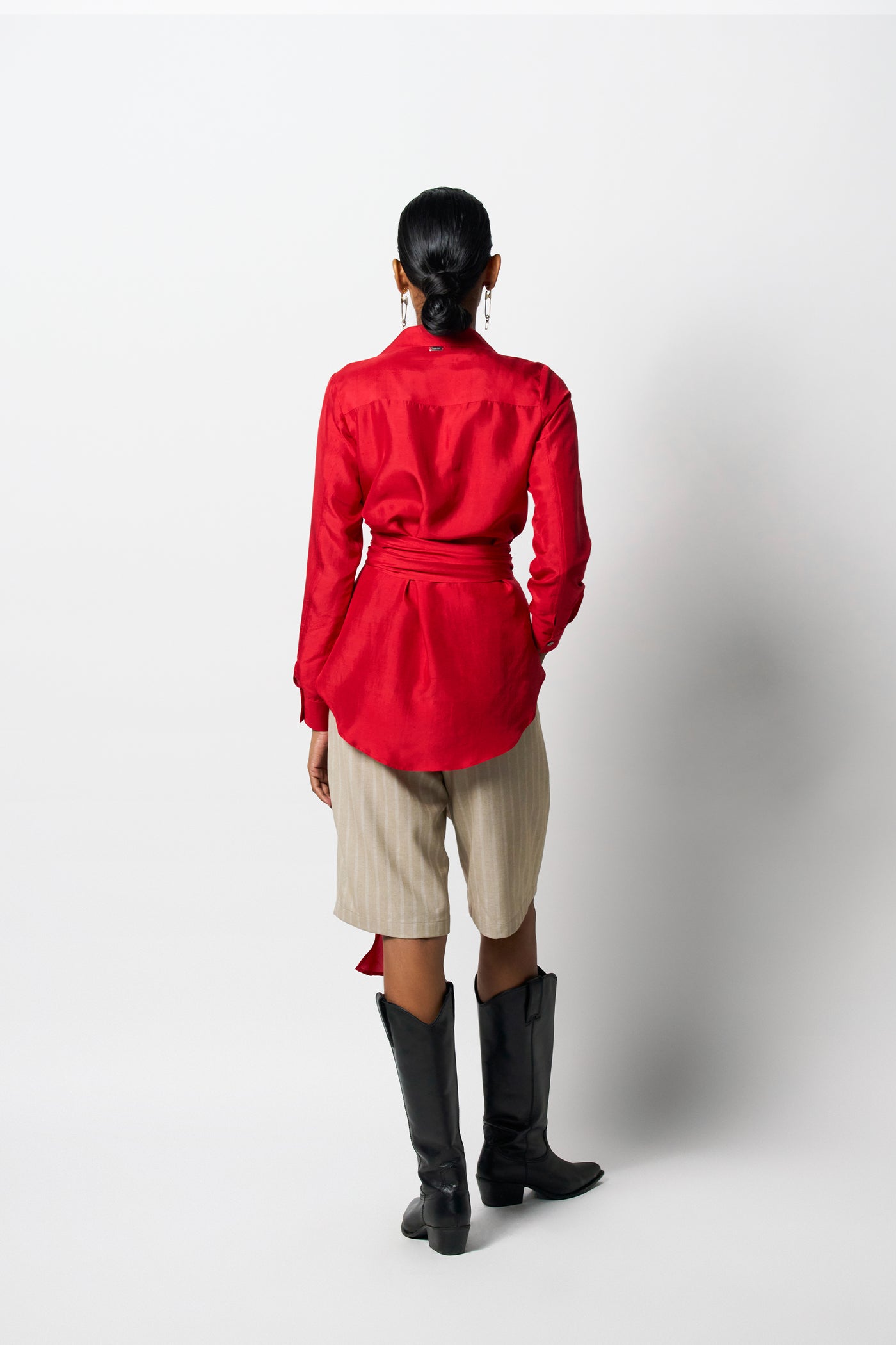 431-88 by Shweta Kapur City Shorts Indian designer wear online shopping melange singapore
