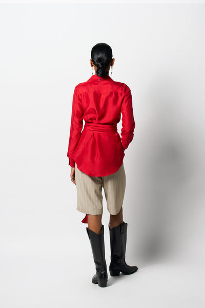431-88 by Shweta Kapur City Shorts Indian designer wear online shopping melange singapore
