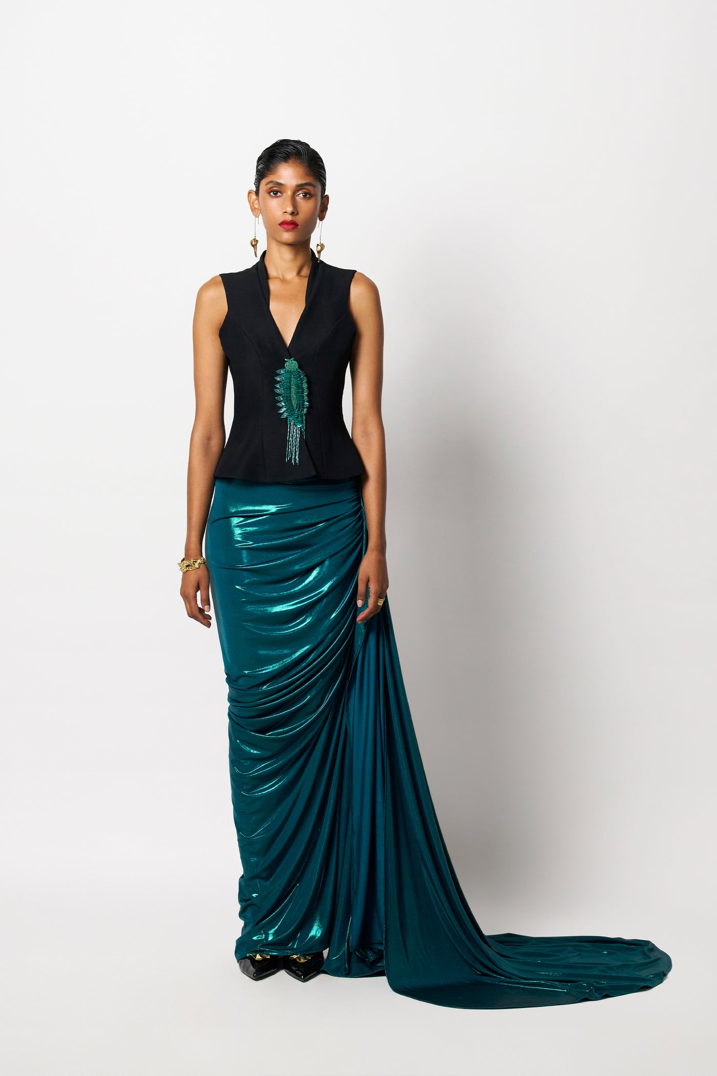 431-88 by Shweta Kapur Eme Jacket Indian designer wear online shopping melange singapore