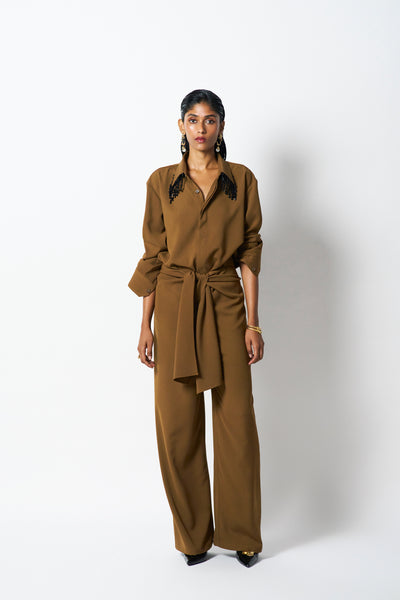 431-88 by Shweta Kapur Hazel Knot Pants Indian designer wear online shopping melange singapore