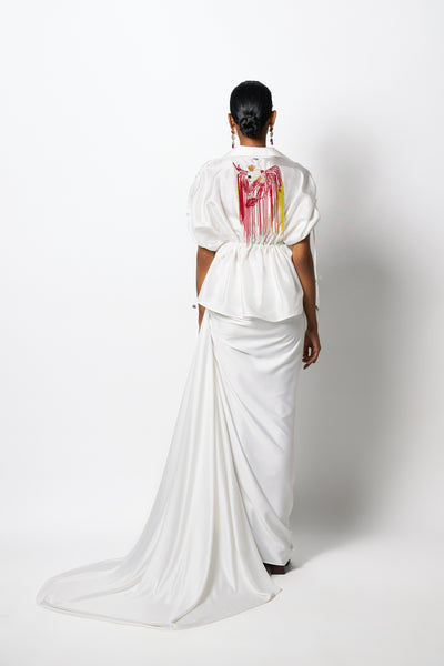 431-88 by Shweta Kapur Kaai Skirt Indian designer wear online shopping melange singapore