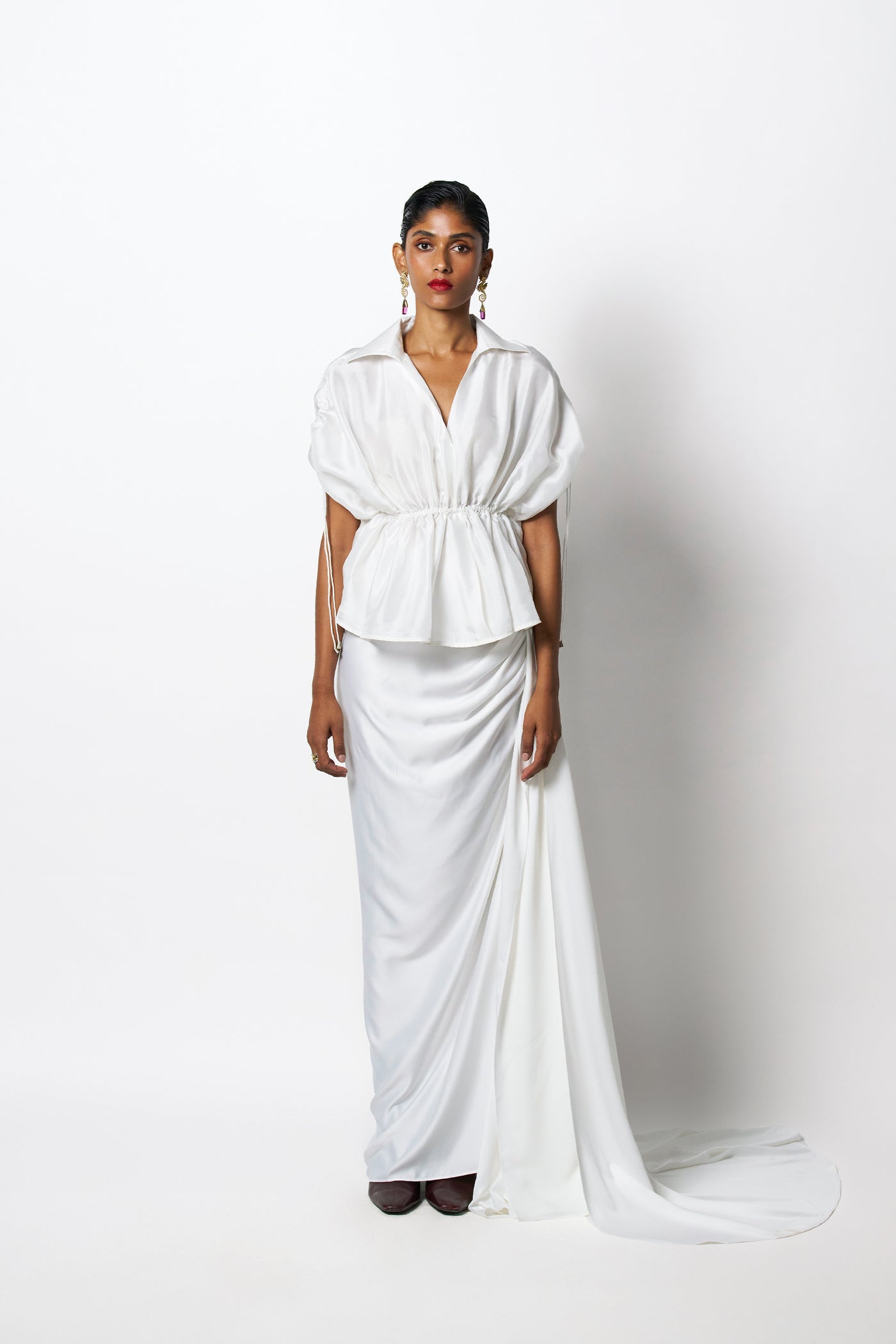 431-88 by Shweta Kapur Kaai Skirt Indian designer wear online shopping melange singapore