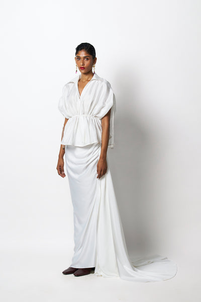 431-88 by Shweta Kapur Kaai Skirt Indian designer wear online shopping melange singapore