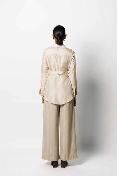 431-88 by Shweta Kapur Latte Pants Indian designer wear online shopping melange singapore