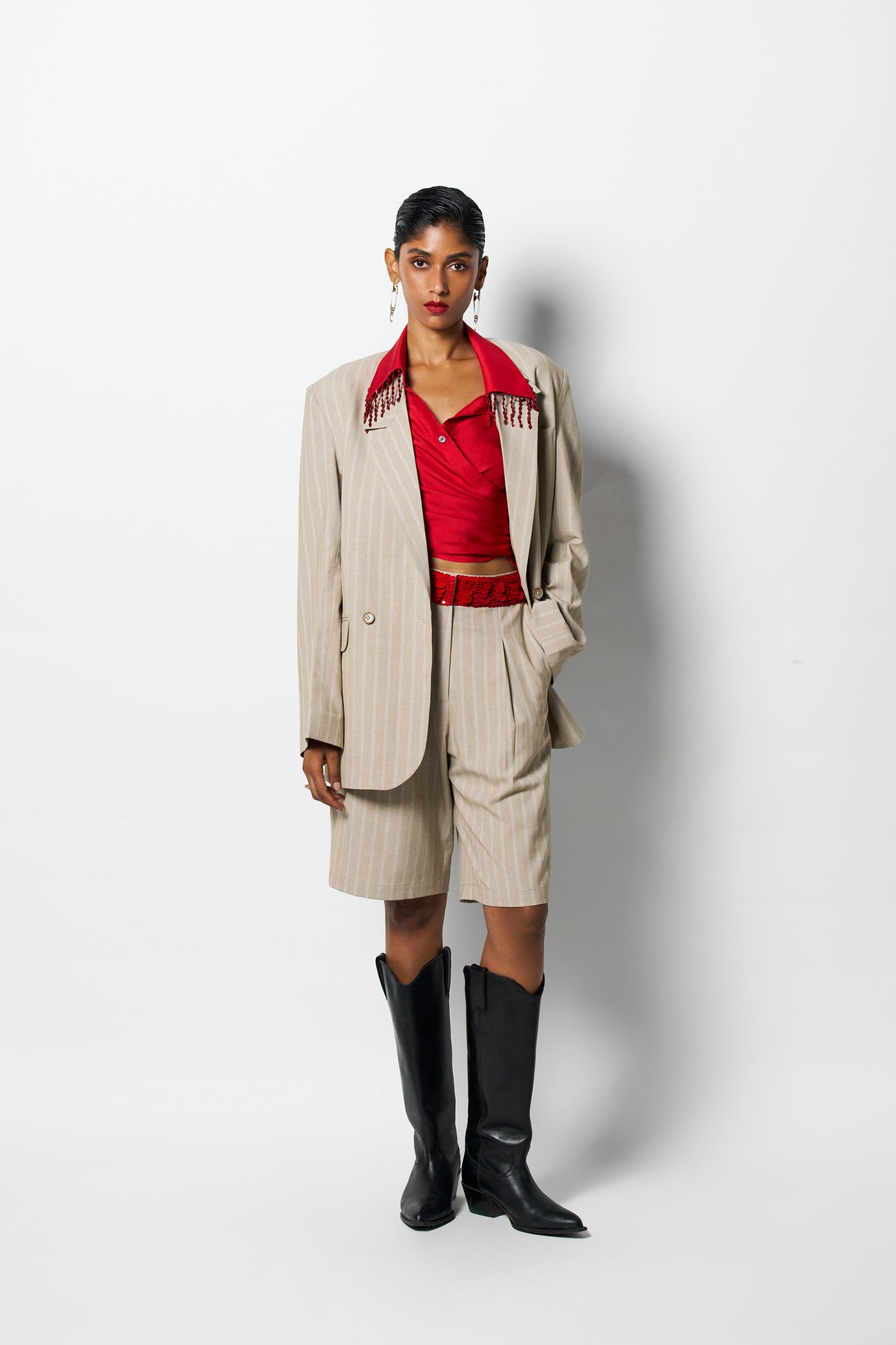 431-88 by Shweta Kapur Noah Blazer Indian designer wear online shopping melange singapore