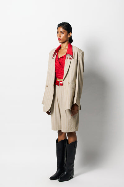 431-88 by Shweta Kapur Noah Blazer Indian designer wear online shopping melange singapore