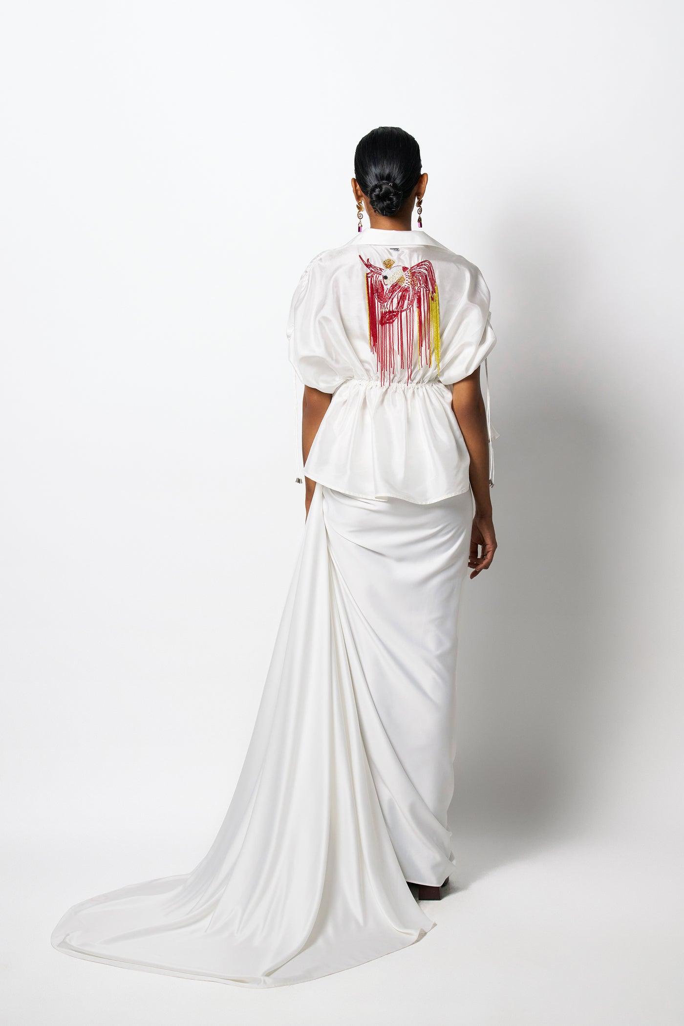 431-88 by Shweta Kapur Nushka Shirt Indian designer wear online shopping melange singapore