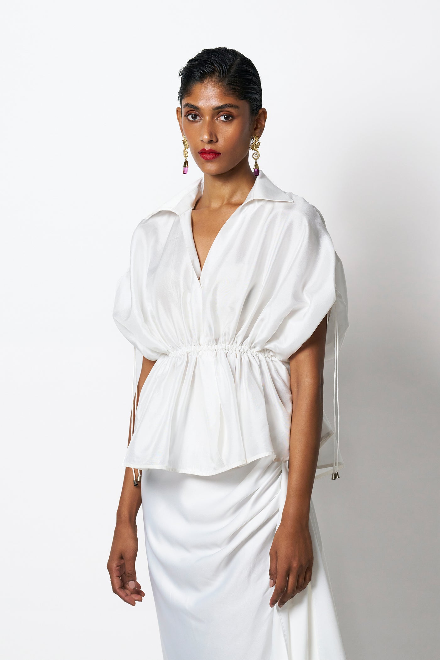 431-88 by Shweta Kapur Nushka Shirt Indian designer wear online shopping melange singapore