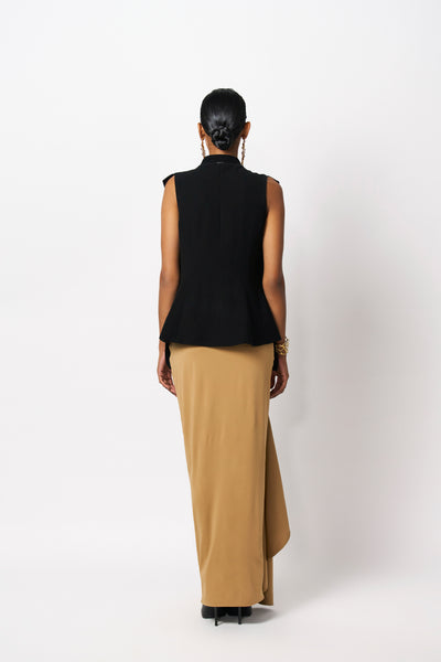 431-88 by Shweta Kapur Pecan Skirt Indian designer wear online shopping melange singapore