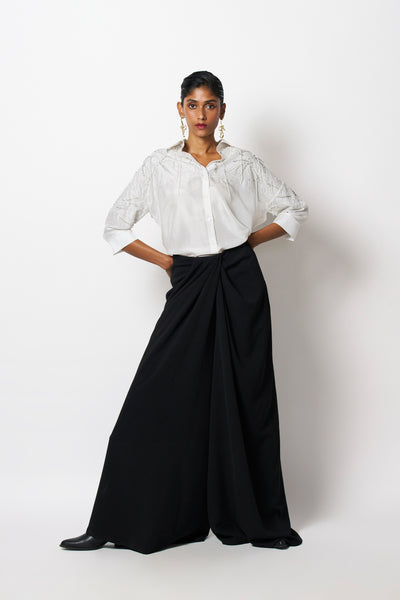 431-88 by Shweta Kapur Sky Pants Indian designer wear online shopping melange singapore