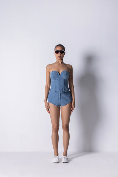 431-88 by Shweta Kapur Den Corset indian designer wear online shopping melange singapore
