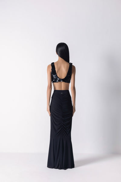 431-88 by Shweta Kapur Fin Skirt indian designer wear online shopping melange singapore