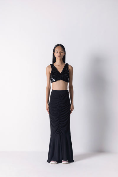 431-88 by Shweta Kapur Fin Skirt indian designer wear online shopping melange singapore