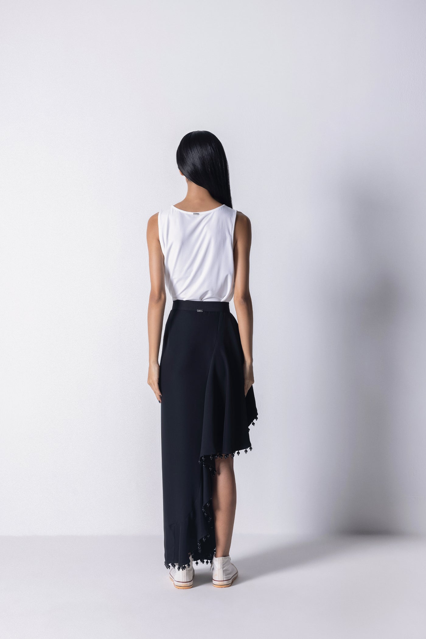 431-88 by Shweta Kapur Fio Skirt indian designer wear online shopping melange singapore