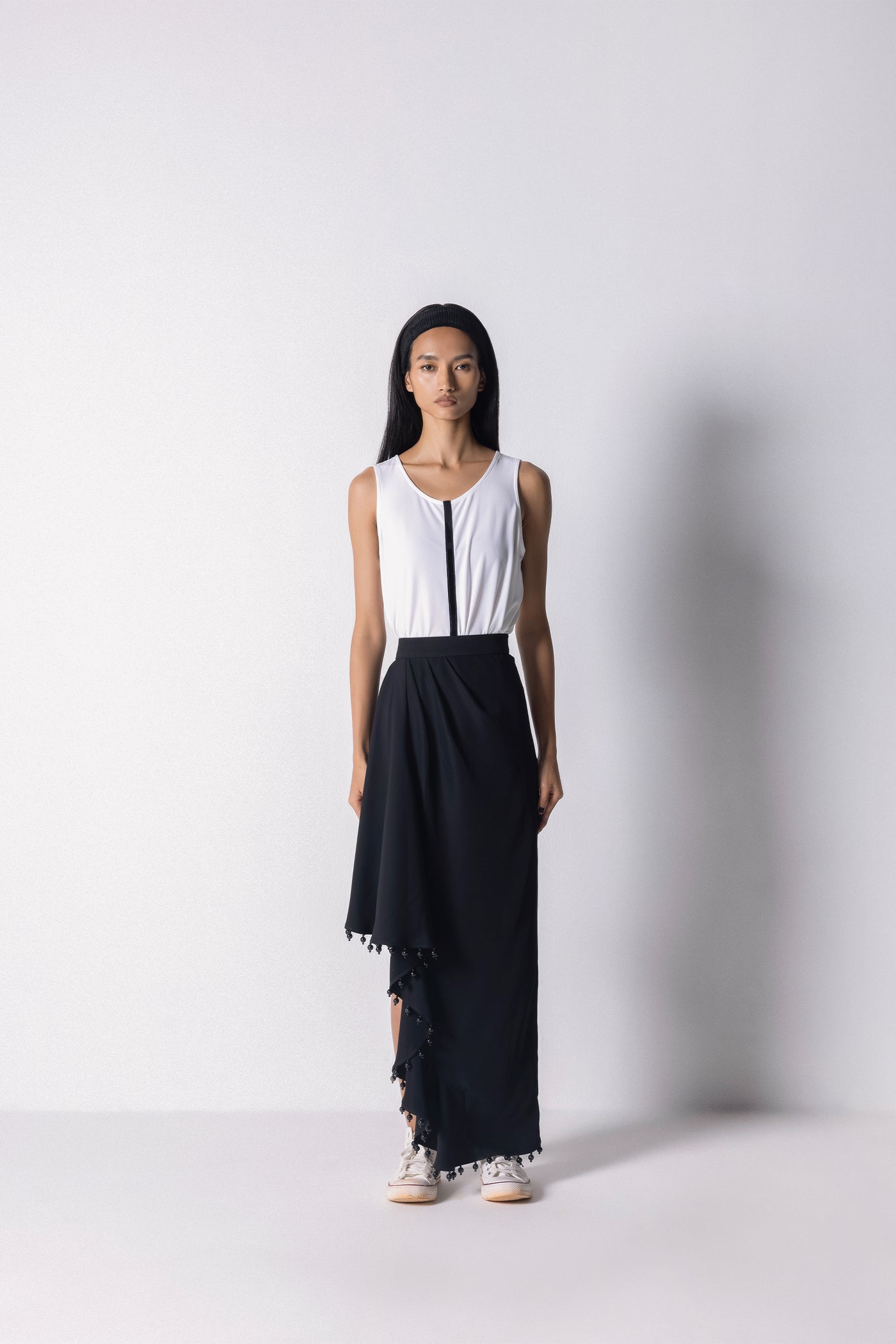 431-88 by Shweta Kapur Fio Skirt indian designer wear online shopping melange singapore