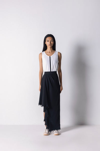 431-88 by Shweta Kapur Fio Skirt indian designer wear online shopping melange singapore