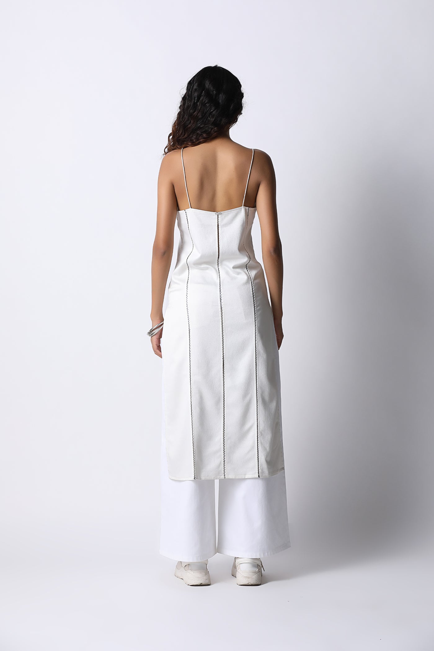 431-88 by Shweta Kapur Jaali Slip Dress indian designer wear online shopping melange singapore