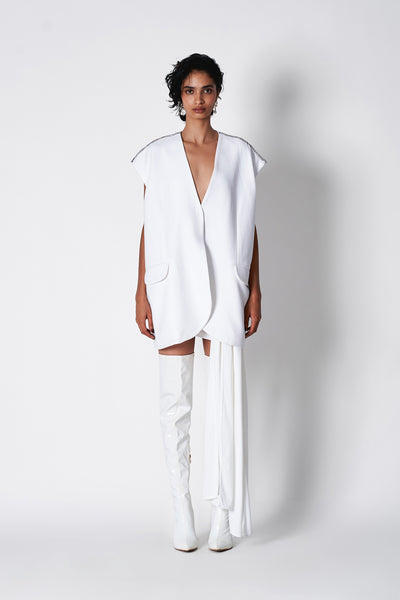 431-88 by Shweta Kapur Jay Waistcoat indian designer wear online shopping melange singapore