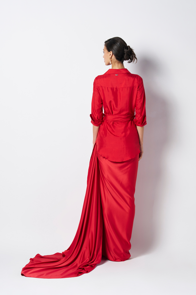 431-88 by Shweta Kapur Kaai Skirt Indian designer wear online shopping melange singapore