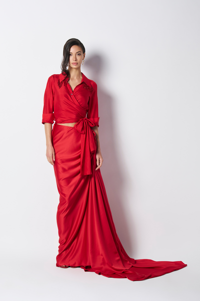 431-88 by Shweta Kapur Kaai Skirt Indian designer wear online shopping melange singapore