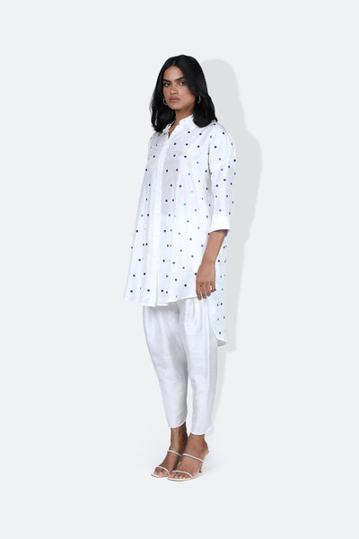 431-88 by Shweta Kapur Lady Bug Shirt indian designer wear online shopping melange singapore