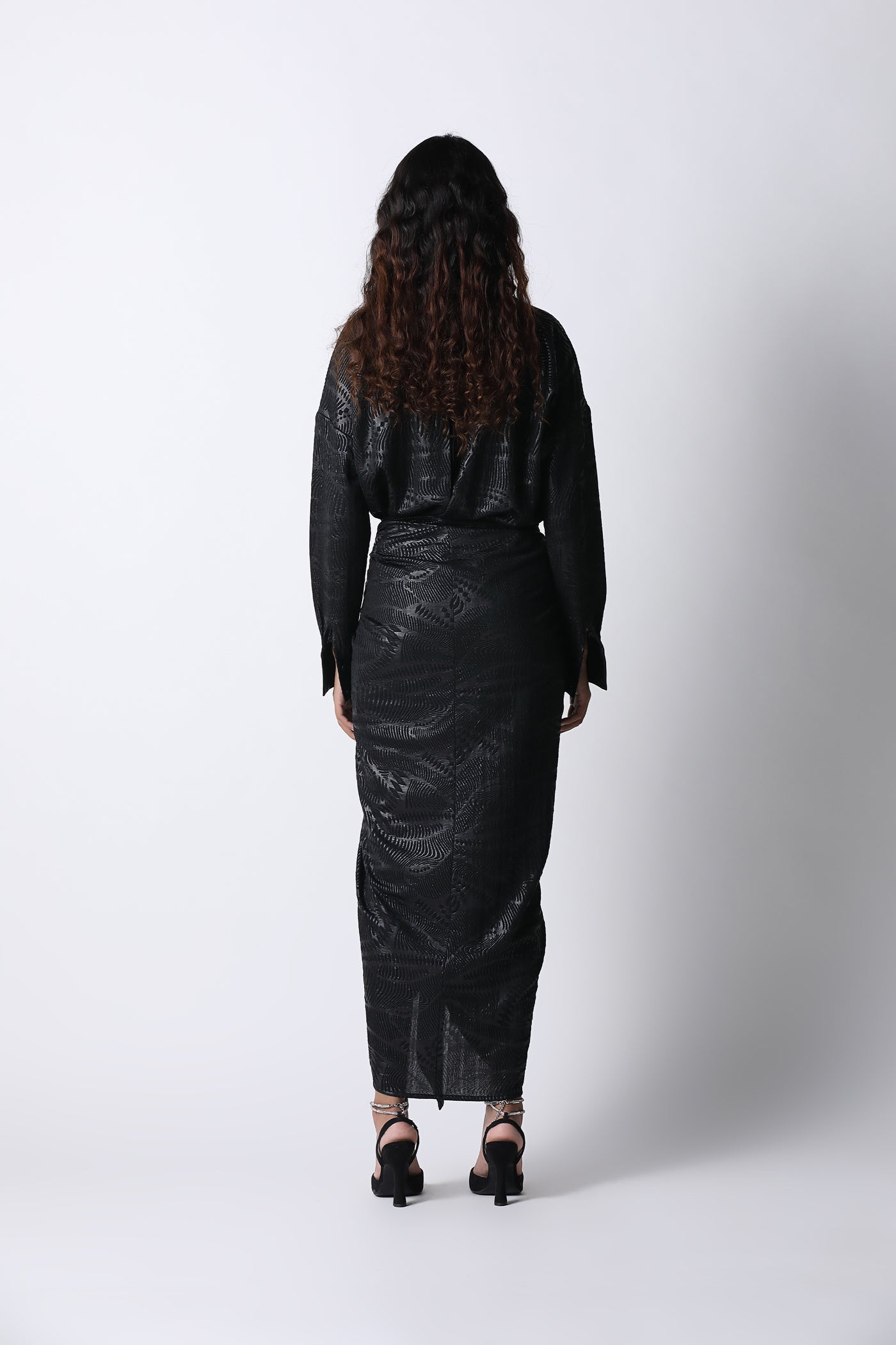 431-88 by Shweta Kapur Leaf Shacket indian designer wear online shopping melange singapore