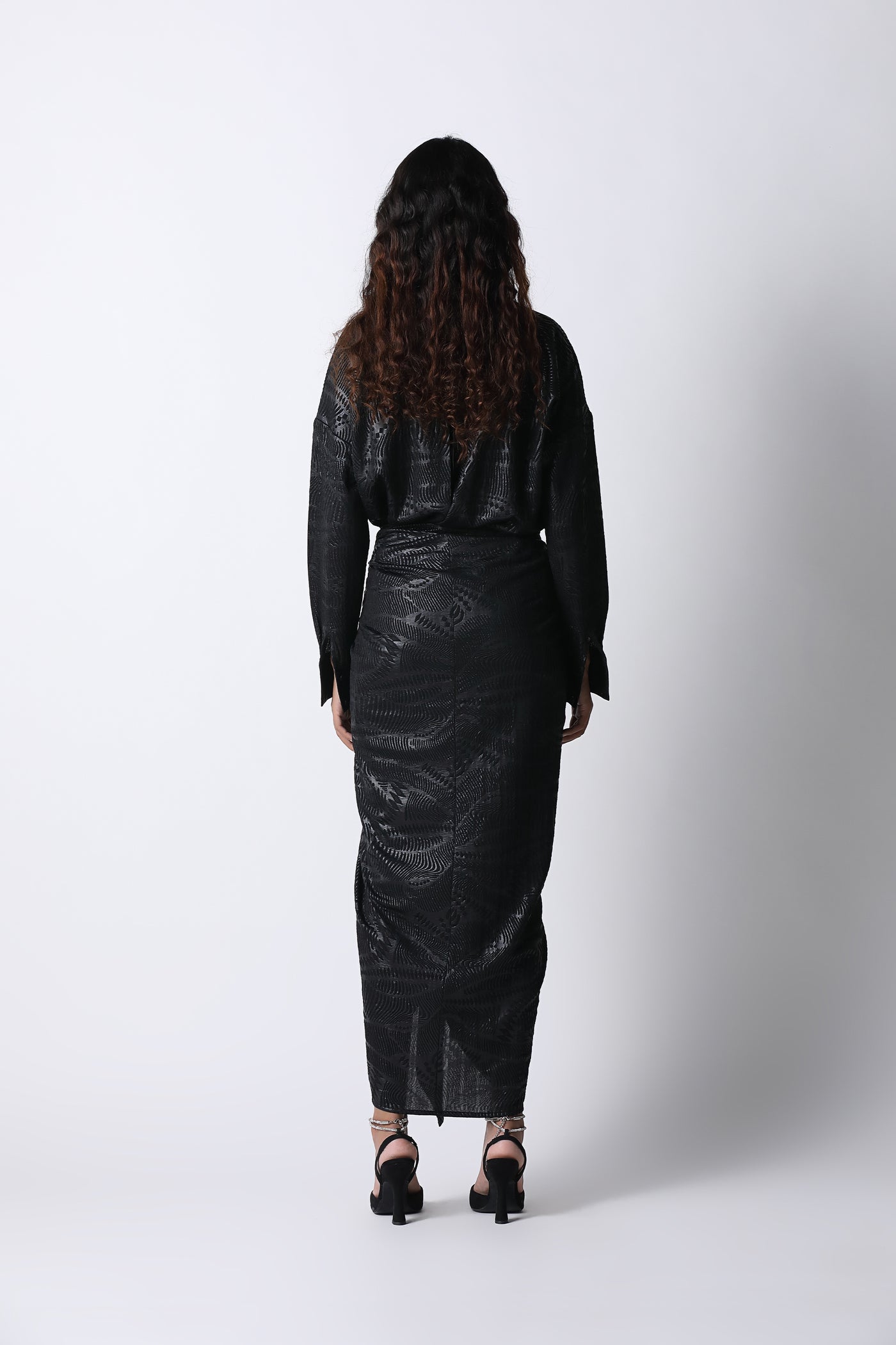 431-88 by Shweta Kapur Leaf Tulum Skirt indian designer wear online shopping melange singapore