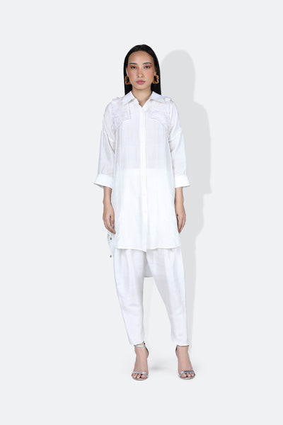 431-88 by Shweta Kapur Mara Shirt indian designer wear online shopping melange singapore