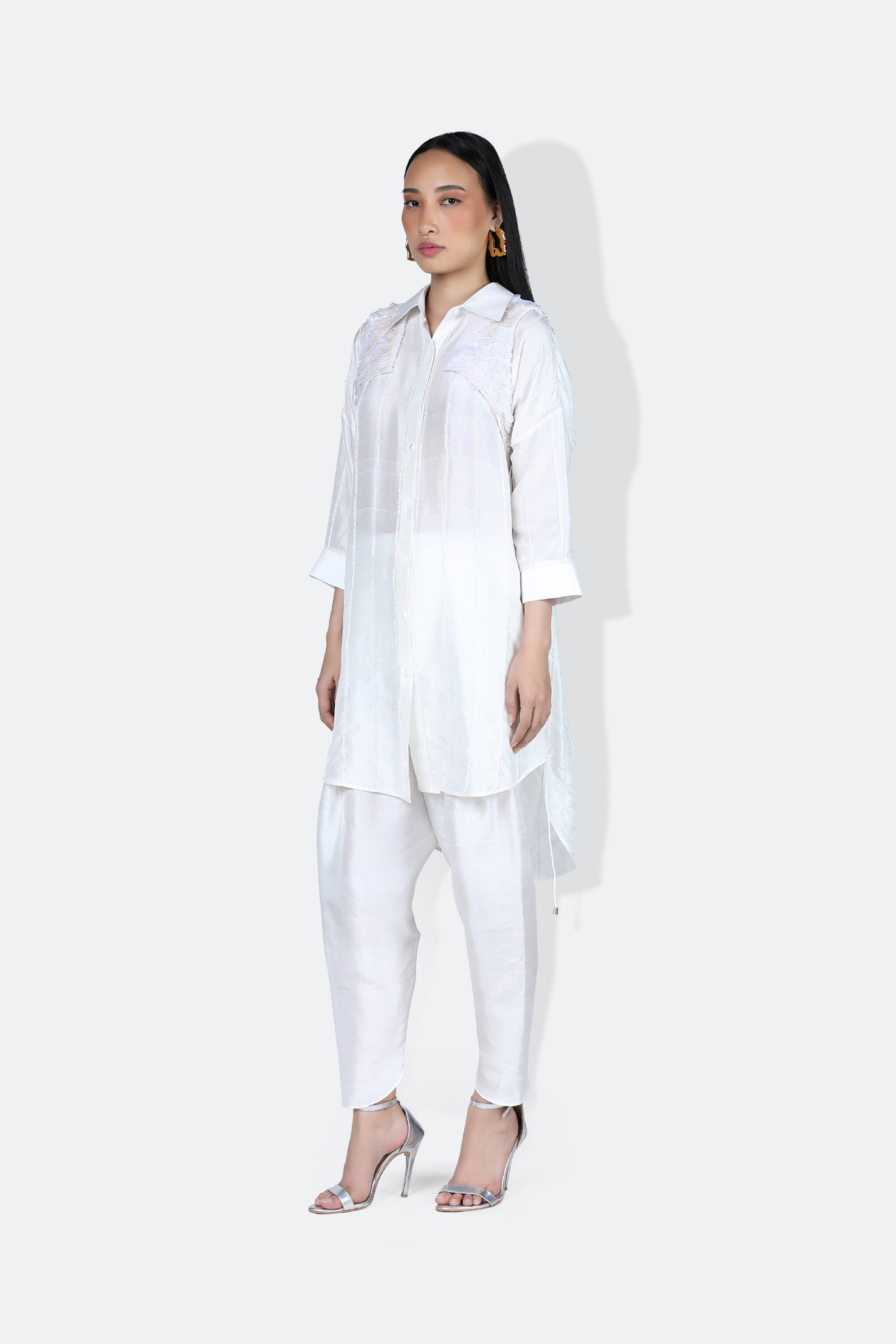 431-88 by Shweta Kapur Mara Shirt indian designer wear online shopping melange singapore