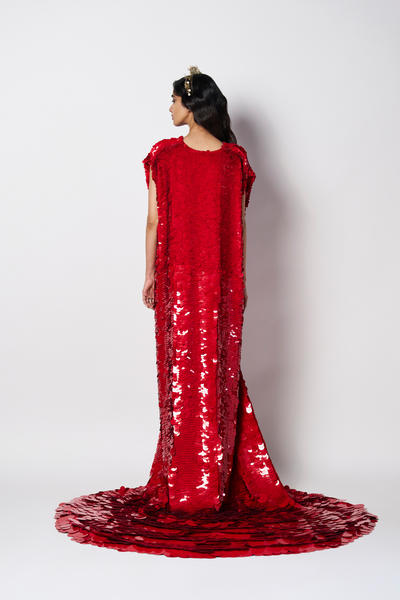 431-88 by Shweta Kapur Mega Cape Indian designer wear online shopping melange singapore