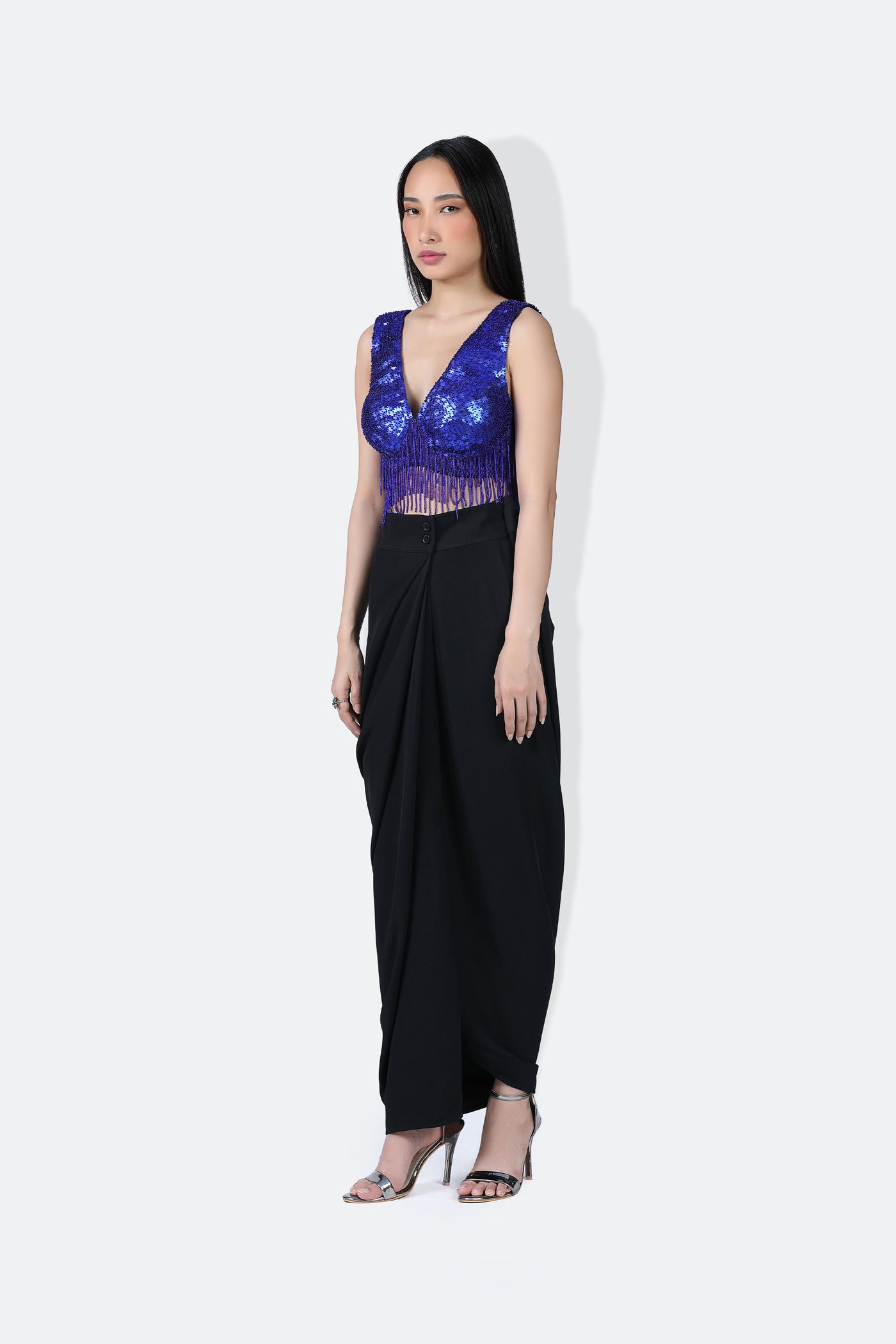 431-88 by Shweta Kapur Puzzle Blouse indian designer wear online shopping melange singapore