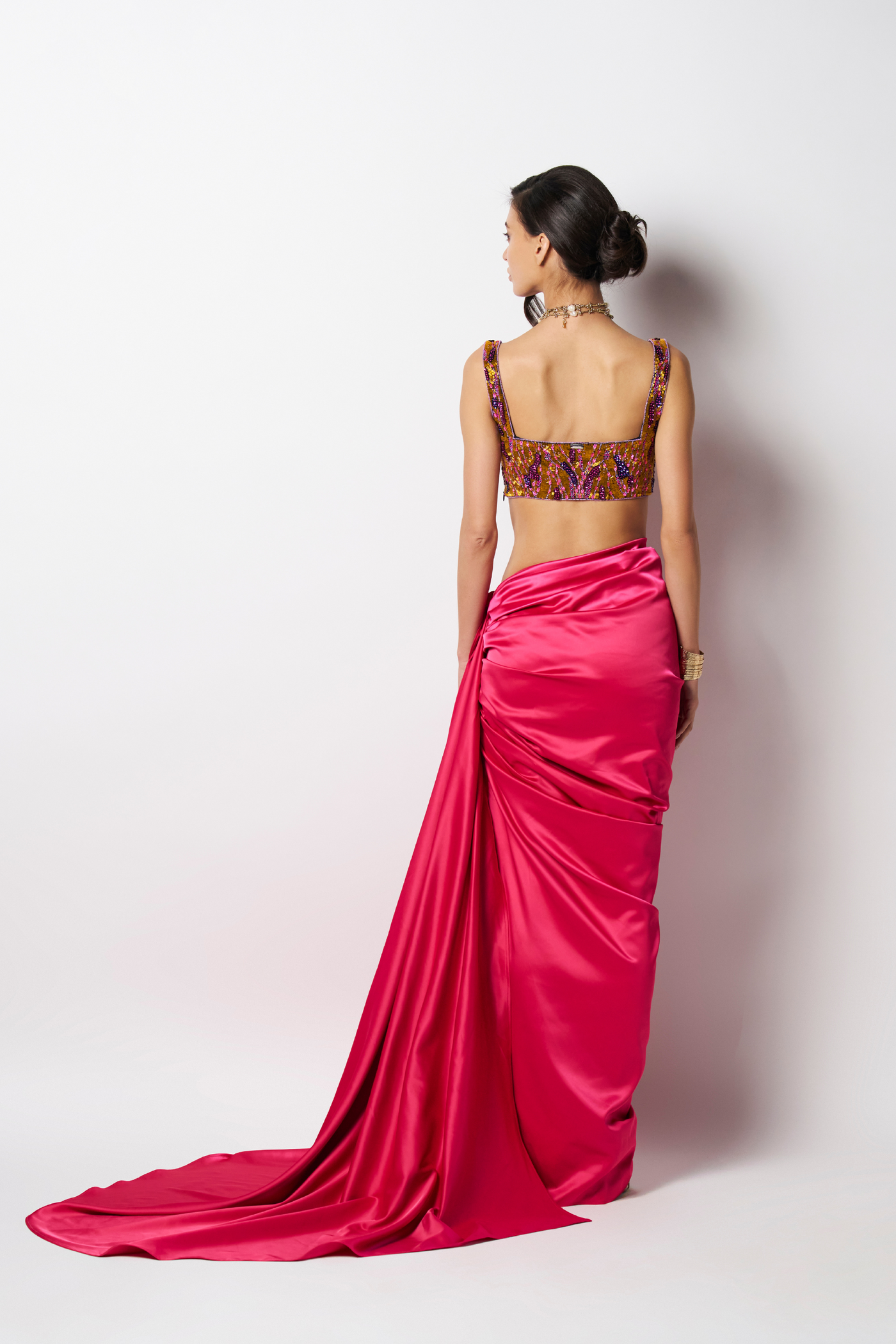 431-88 by Shweta KapurReef Blouse Indian designer wear online shopping melange singapore
