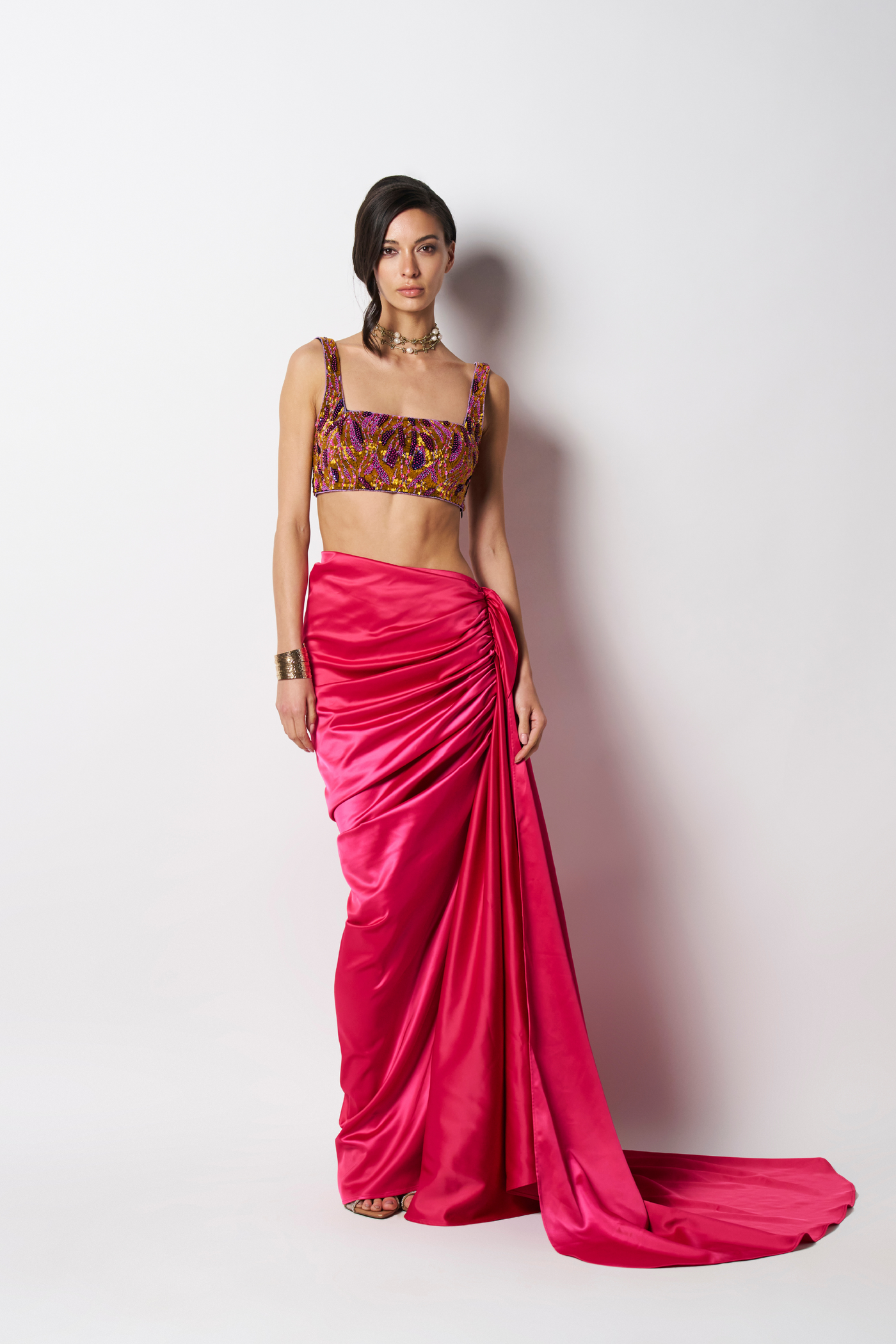 431-88 by Shweta KapurReef Blouse Indian designer wear online shopping melange singapore
