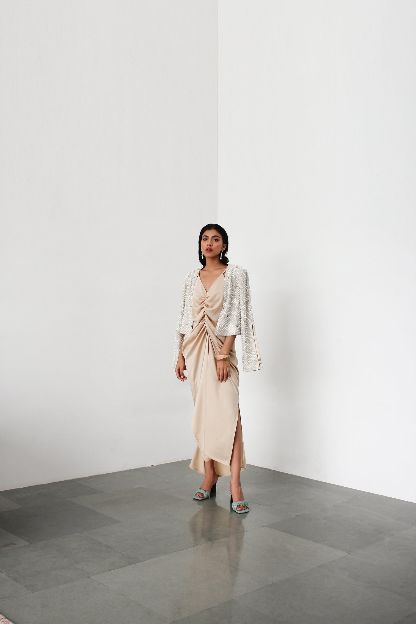 431-88 by Shweta Kapur Regent Jacket  indian designer wear online shopping melange singapore