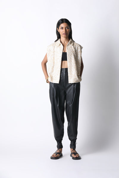 431-88 by Shweta Kapur Shell Jacket indian designer wear online shopping melange singapore