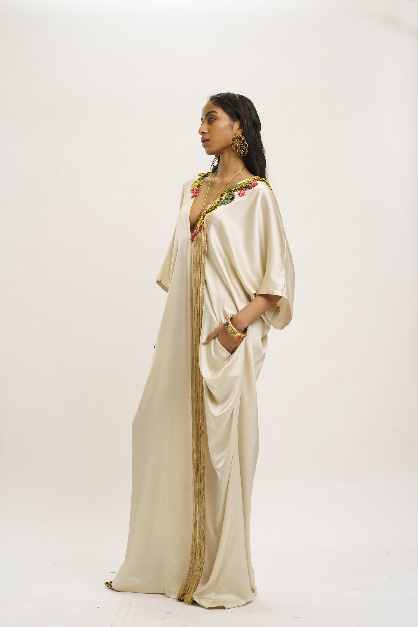 AKOK Kaftan Dress indian designer wear online shopping melange singapore