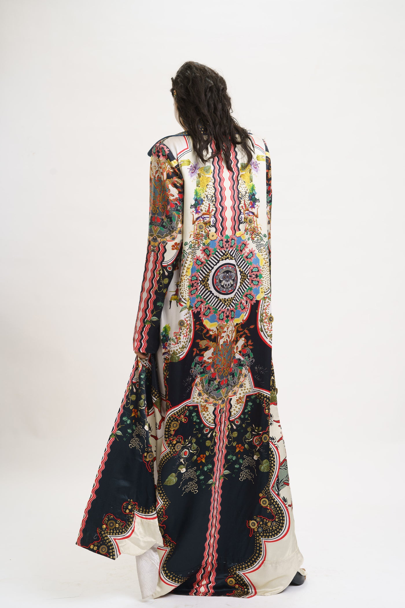 AKOK Long Kurta Jacket indian designer wear online shopping melange singapore

