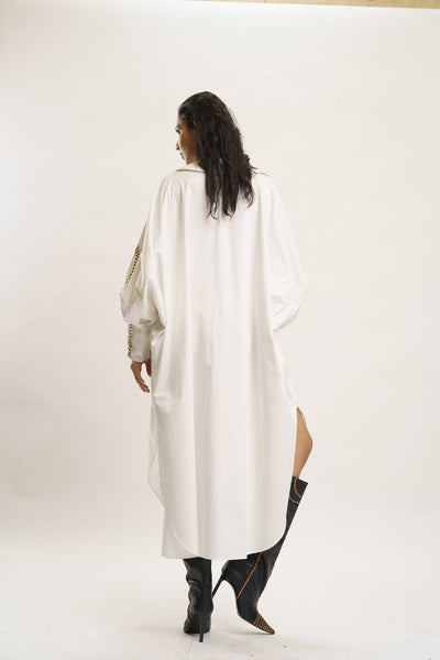 AKOK Shirt Dress indian designer wear online shopping melange singapore